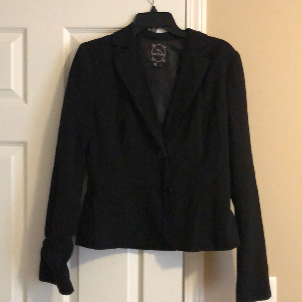 Black blazer size large worn twice